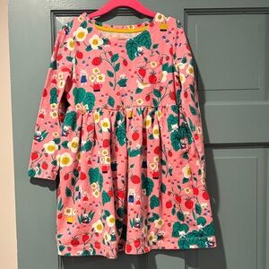 Mini Boden Pink Print Dress Size 6